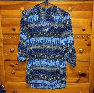 Rue 21 sheer elephant top